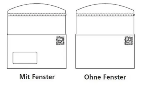 CD-Umschläge mit Fenster