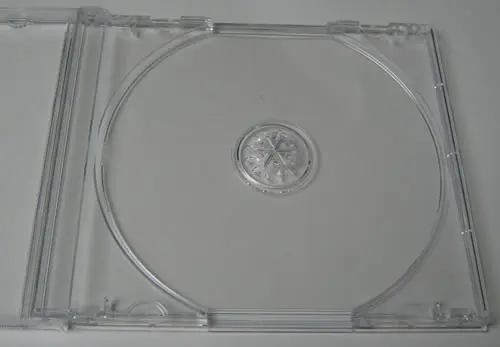 CD-Jewelcase mit transparentem Tray - 50 Stück