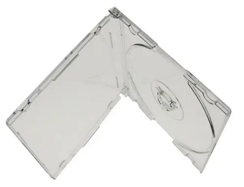 CD-Slimcase für Mini DVD - transparent - 50 Stück (DVD-Huellen 8cm Mini)