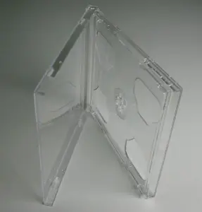 CD-Doppel-Hüllen Jewelcase - komplett transparent