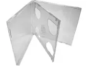 CD-Doppel-Hüllen Jewelcase - komplett transparent
