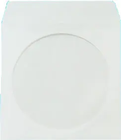 DVD-Papierhüllen mit Fenster - weiß - 50 Stück (DVD-Papierhuellen)