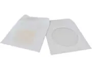 CD-Papierhüllen mit Fenster & Klebepunkt - weiß - 50 Stück