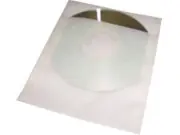 CD/DVD-Pergamyntaschen - transparent frosted - 50 Stück