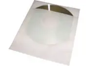 CD/DVD-Pergamyntaschen - transparent frosted - 50 Stück