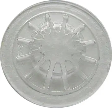 CD-Fixierstern selbstklebend - transparent (Klebepunkte)