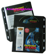 CD/DVD-Archivtasche - 3- in 1 - mit Lochung - 20 Stck (Archivtaschen)