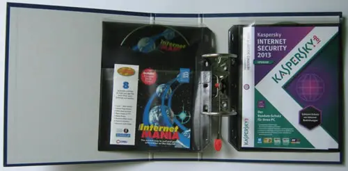 CD-Hebelordner - 3-in 1 - blau