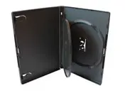Details zu AMARAY DVD Hülle 3-fach mit Klapptray - schwarz ArtNr.99691-2299