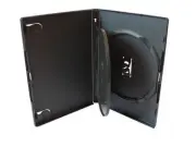 AMARAY DVD Hülle 3-fach mit Klapptray - schwarz
