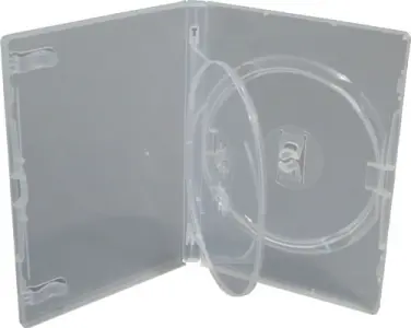 Details zu AMARAY DVD Hülle 3-fach mit Klapptray - transparent ArtNr.99692-2300
