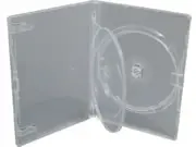 AMARAY DVD Hülle 3-fach mit Klapptray - transparent
