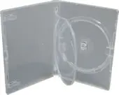 Details zu AMARAY DVD Hülle 3-fach mit Klapptray - transparent ArtNr.99692-2300
