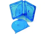 AMARAY Blu-Ray Hülle für 5 Disks - blau