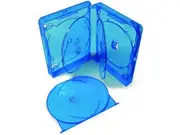 AMARAY Blu-Ray Hülle für 4 Disks - blau