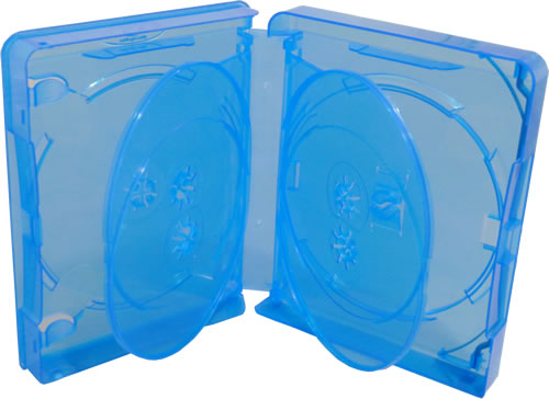 AMARAY Blu-Ray Hlle fr 6 Disks - blau (Blu-Ray-Boxen)
