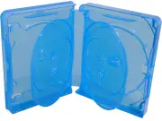 AMARAY Blu-Ray Hülle für 6 Disks - blau