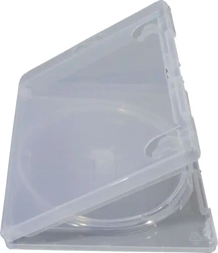 AMARAY Blu-Ray Hülle für 2 Disks - transparent