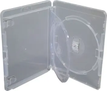AMARAY Blu-Ray Hülle für 2 Disks - transparent (Blu-Ray-Boxen)
