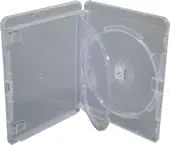 Details zu AMARAY Blu-Ray Hülle für 2 Disks - transparent ArtNr.99696-2679