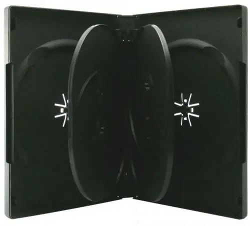 DVD-Hülle 6-fach - schwarz (DVD-Mehrfachboxen)