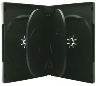 DVD-Hülle 6-fach - schwarz (DVD-Mehrfachboxen)