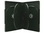 DVD-Hülle 6-fach - schwarz