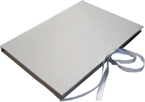 DVD Art Box - weiß - Lederstruktur (DVD-Huellen farbig)