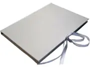 DVD Art Box - weiß - Lederstruktur