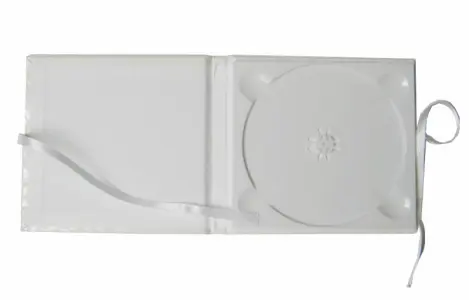 CD Art Box - weiß - Glanzstruktur Calabria