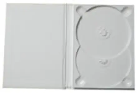 CD Art Box - weiß - mit Schriftzug Unsere Hochzeit - für zwei CDs