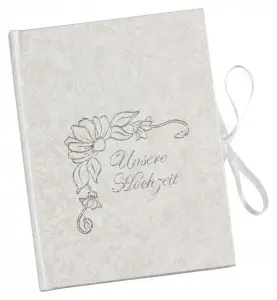Details zu CD Art Box - weiß - mit Schriftzug Unsere Hochzeit - für zwei CDs ArtNr.99723-3602