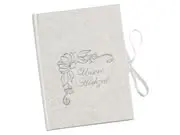 CD Art Box - weiß - mit Schriftzug Unsere Hochzeit - für zwei CDs