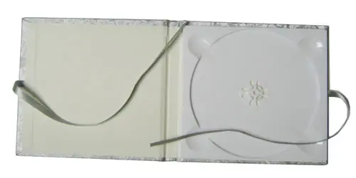 CD Art Box - silber - Glanzstruktur