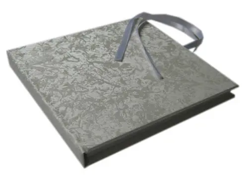 CD Art Box - weiß - Glanzstruktur - für 2 CDs (CD-Luxusboxen)
