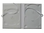 CD Art Box - weiß - Glanzstruktur Hochzeit - für 3 CDs