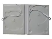 CD Art Box - weiß - Glanzstruktur Hochzeit - für 3 CDs