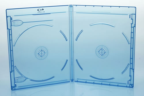 Blu-Ray-Hlle fr 2 Discs - 11mm - blau (Blu-Ray-Boxen)