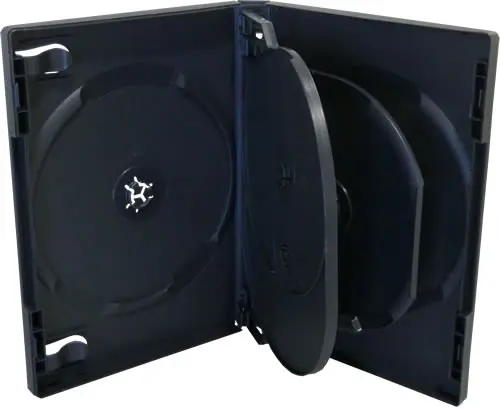 DVD-Hülle 5-fach - schwarz