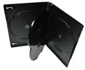 Details zu Qualitäts DVD-Hülle 4-fach - schwarz ArtNr.99790-3028