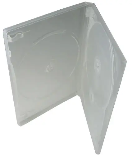 Qualitäts DVD-Hülle 4-fach - transparent