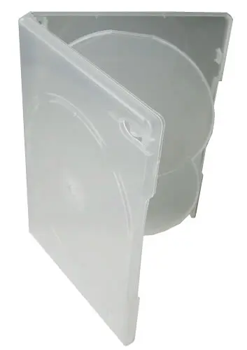 Qualitäts DVD-Hülle 4-fach - transparent