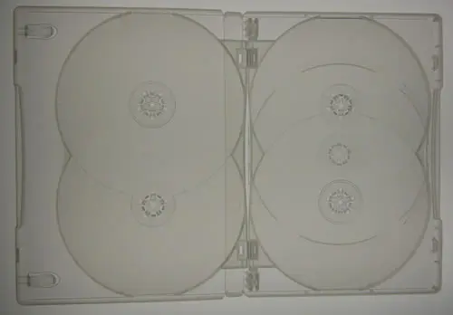 Qualitäts DVD-Hülle 5-fach - transparent