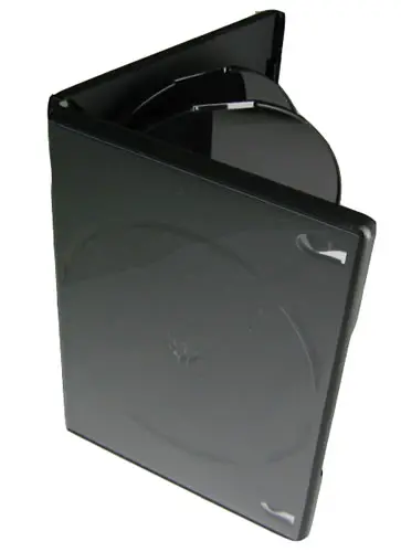 Qualitäts DVD-Hülle 6-fach - schwarz (DVD-Mehrfachboxen)