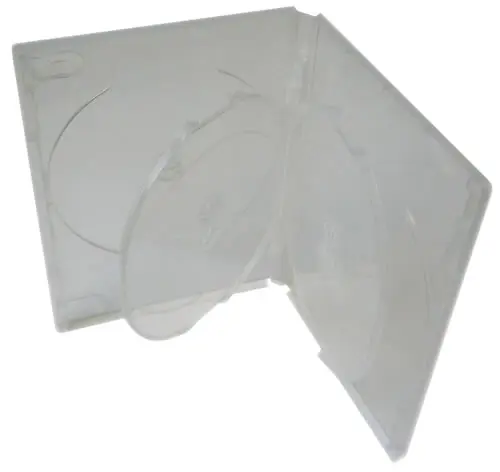 Qualitäts DVD-Hülle 6-fach - transparent (DVD-Mehrfachboxen)