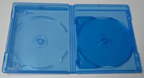 Blu-Ray-Hülle für 3 Disks - blau