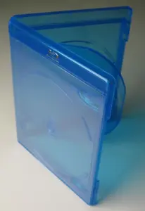 Blu-Ray-Hülle für 4 Disks - blau