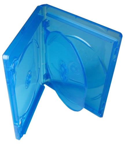 Blu-Ray-Hlle fr 4 Disks - blau (Blu-Ray-Boxen)