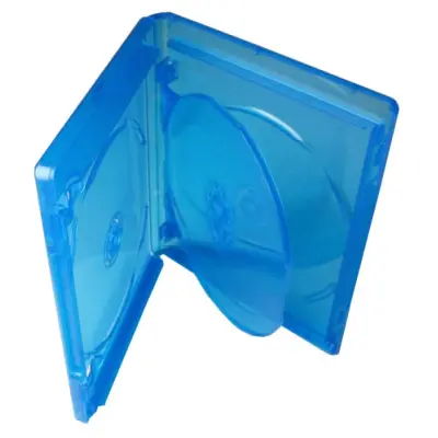 Blu-Ray-Hülle für 4 Disks - blau (Blu-Ray-Boxen)