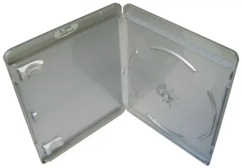Blu-Ray-Hülle - 11mm - vollfarbig silber (Blu-Ray-Boxen)